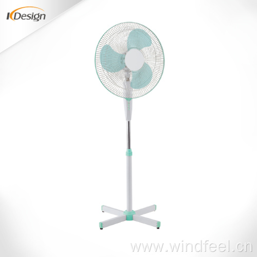 Quiet 16 inch colorful blade bedroom pedestal fan good brand new pedestal fans for house